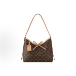 LOUIS VUITTON Carryall PM Classic printed mother-and-child bag, hand bill, shoulder bag, tote bag, small, brown